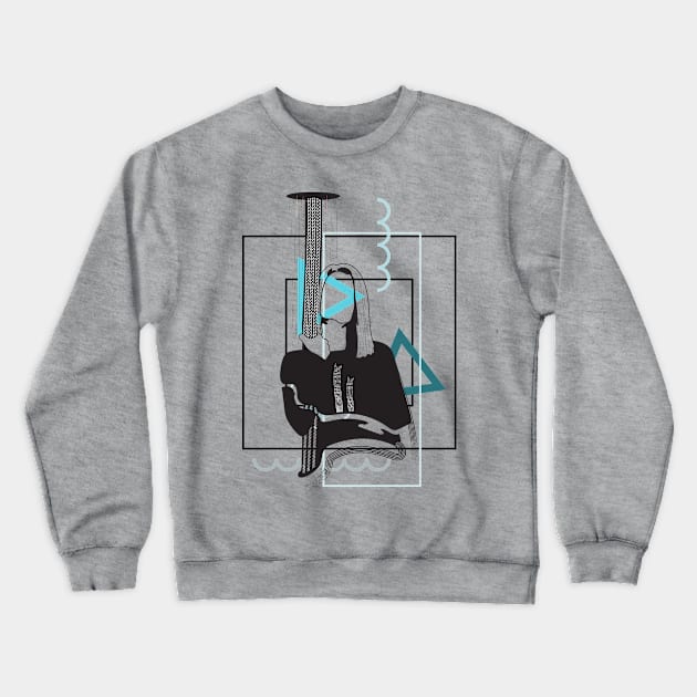 Optical Cables Selfie version 4 Crewneck Sweatshirt by Frajtgorski